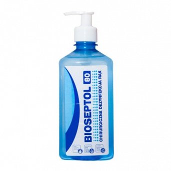 Płyn do dezynfekcji rąk Bioseptol 80 z atomizerem 500 ml 