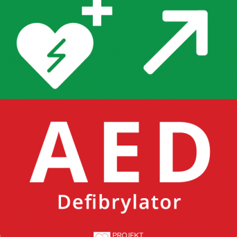 Oznaczenie Tablica  kierunkowa AED